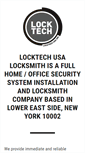 Mobile Screenshot of locktech-usa.com